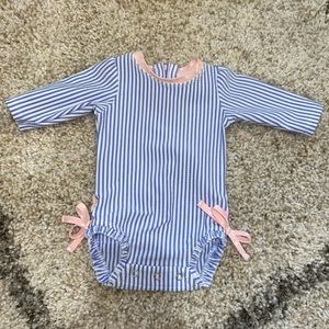 Ruffle Butts Seersucker Longsleeve One Piece